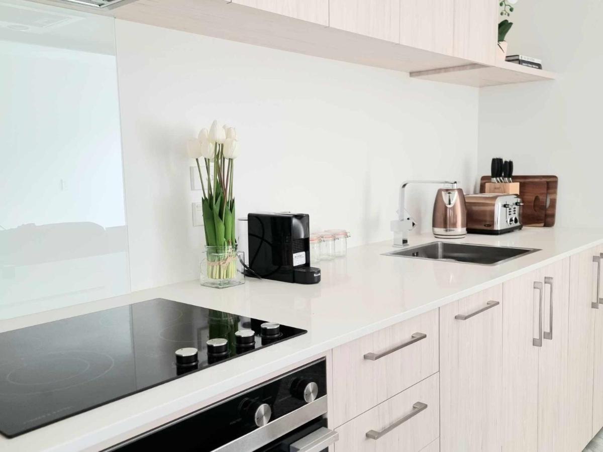 Elegant Cbd Apartment Christchurch Exterior foto
